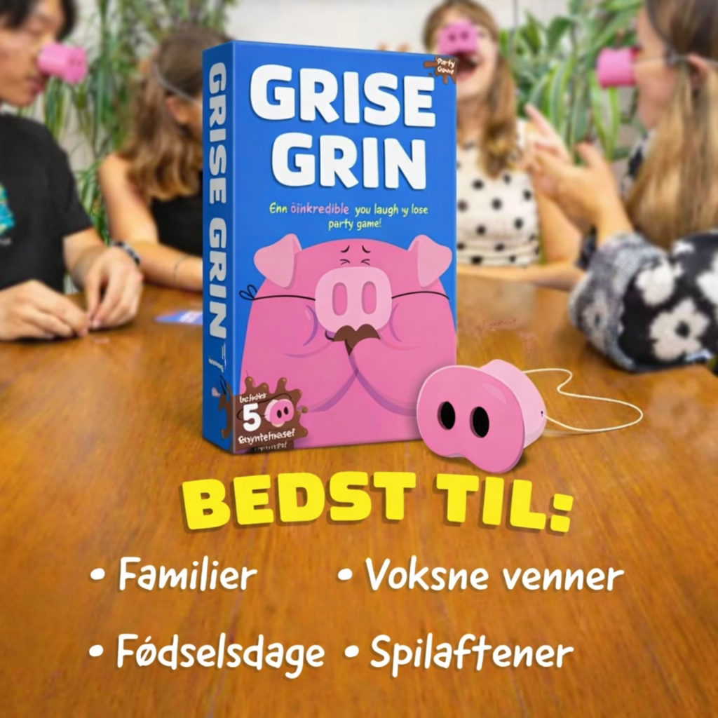 GriseGrinâą - Det latterligste spil, hvor grin er forbudt