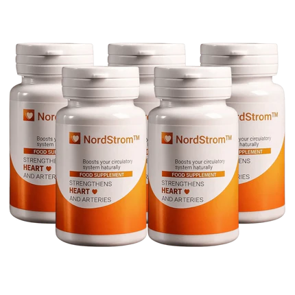NordStrom™ Instant Hjerte- og Karcapsler | Renser 93% af blodårerne på 3 dage!