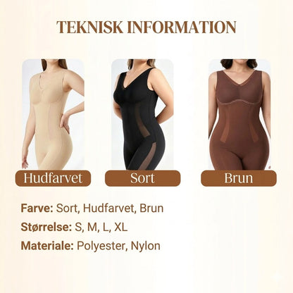 FormKurva™ – Formande Shapewear Bodysuit med Magkontroll