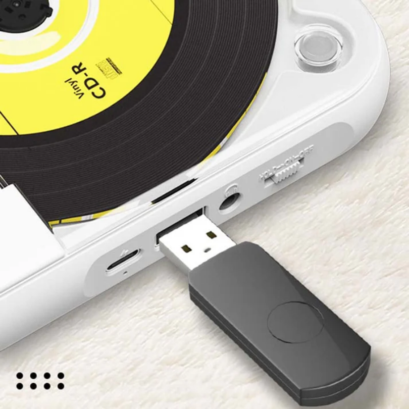 KlarTone CD™ – Trådløs Bærbar CD-Afspiller med Bluetooth