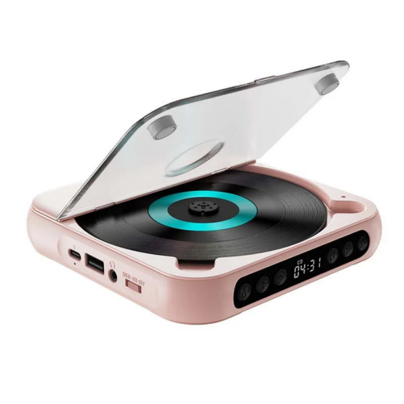 KlarTone CD™ – Trådløs Bærbar CD-Afspiller med Bluetooth