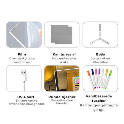 LysStreg™️ - Et lysende tegnebræt til kreativ leg