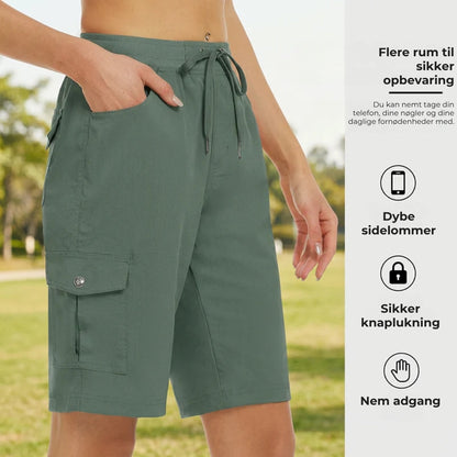 NordCargo™ - Hurtigtørrende cargoshorts med rummelige lommer og UPF 50+ til aktive kvinder