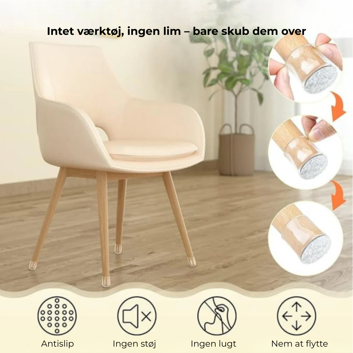 StolSkjold™ - Den bedste lydisolerende beskyttelse til dit gulv!