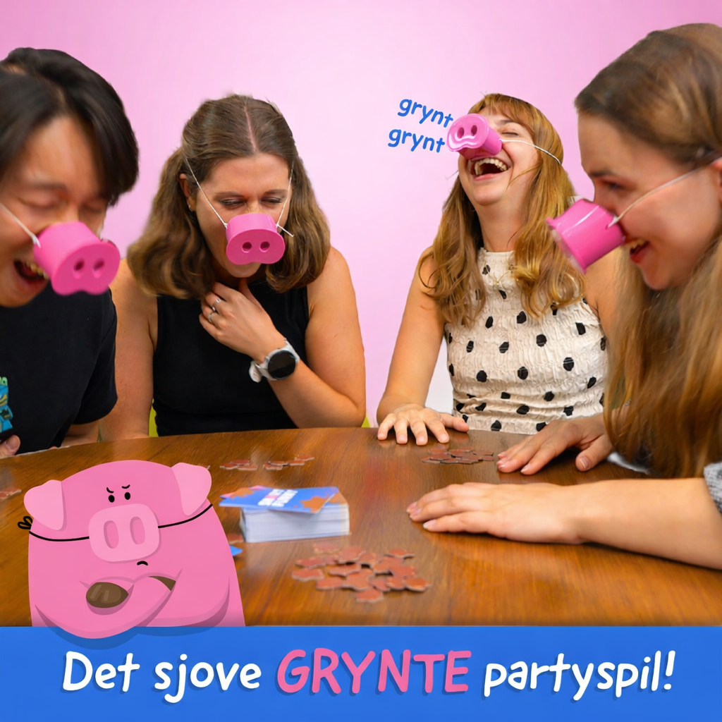 GriseGrin™ - Det latterligste spil, hvor grin er forbudt