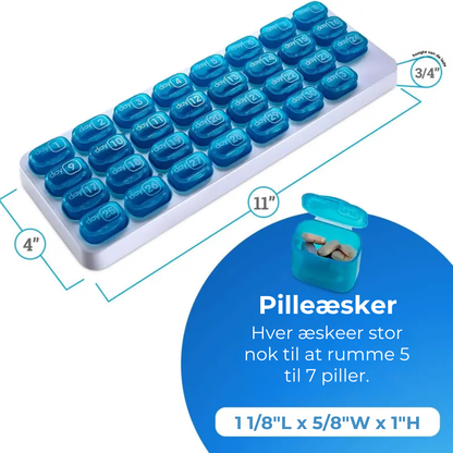 NordDose™ - Hold styr på din medicin med en praktisk 31-dages pilleæske