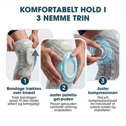 KnaeKomfort™ | Justerbar Knæstøtte Med Målrettet Kompression
