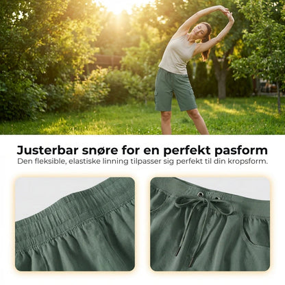NordCargo™ - Hurtigtørrende cargoshorts med rummelige lommer og UPF 50+ til aktive kvinder