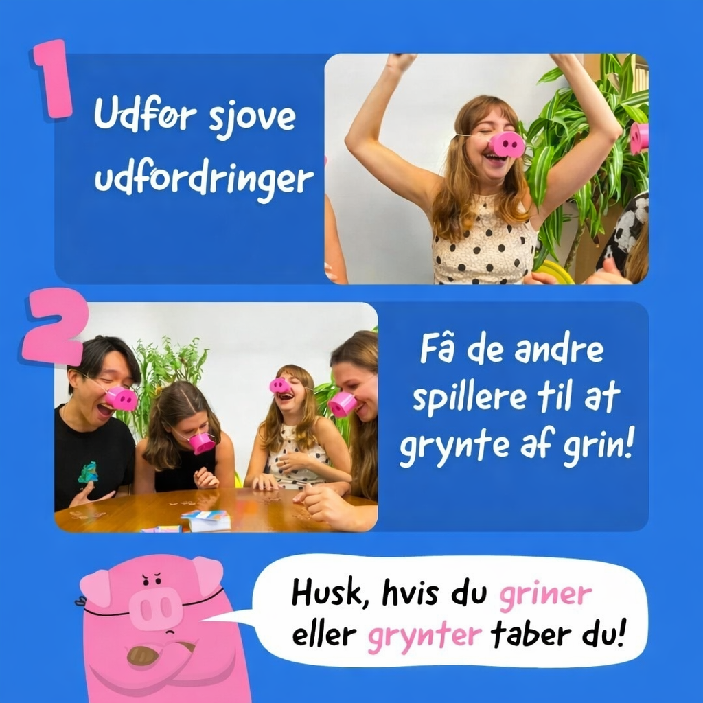 GriseGrin™ - Det latterligste spil, hvor grin er forbudt