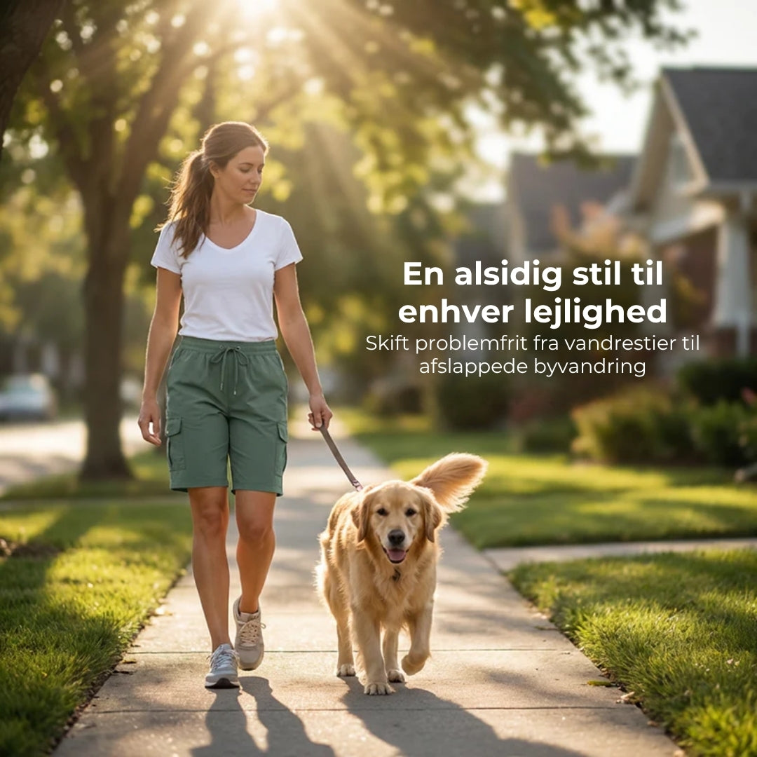 NordCargo™ - Hurtigtørrende cargoshorts med rummelige lommer og UPF 50+ til aktive kvinder