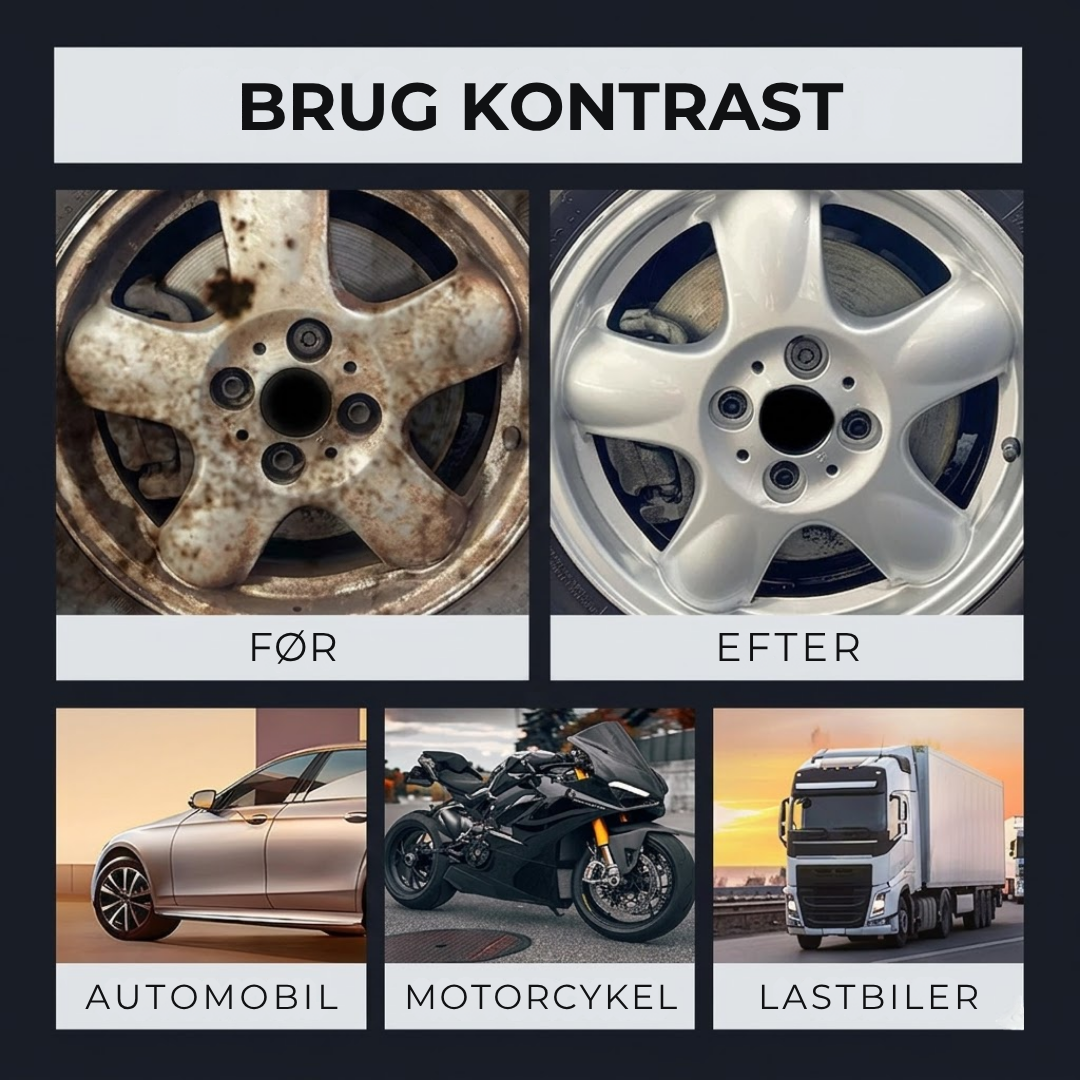 RustFri™ - Effektiv Rustfjerner Til Bil & Metaloverflader
