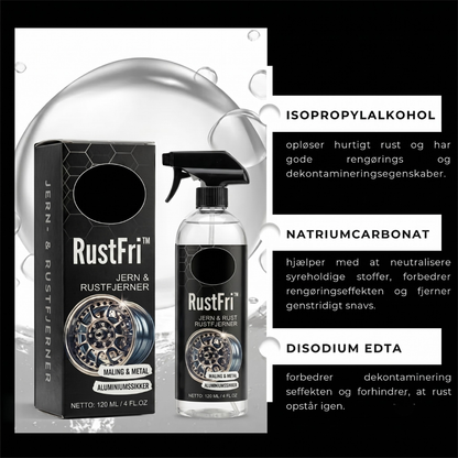 RustFri™ - Effektiv Rustfjerner Til Bil & Metaloverflader