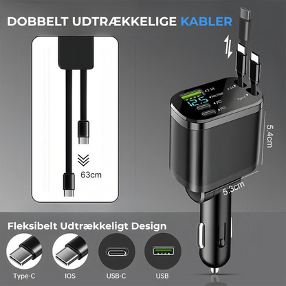 TurboLad™ l Hurtig billader med stjernehimmel-lys