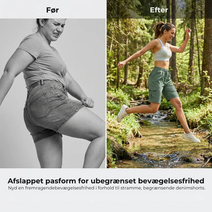 NordCargo™ - Hurtigtørrende cargoshorts med rummelige lommer og UPF 50+ til aktive kvinder