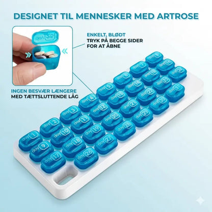 NordDose™ - Hold styr på din medicin med en praktisk 31-dages pilleæske