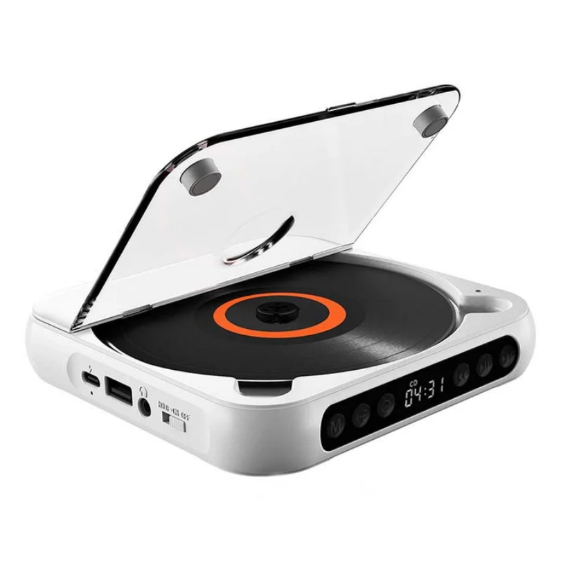 KlarTone CD™ – Trådløs Bærbar CD-Afspiller med Bluetooth