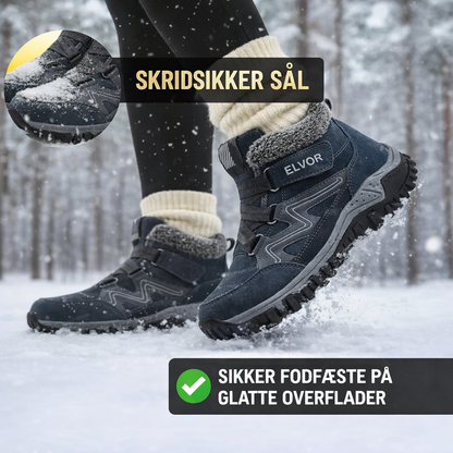 Elvor™ Vinterstøvler – stabilitet, varme og tryghed på glatte vinterdage