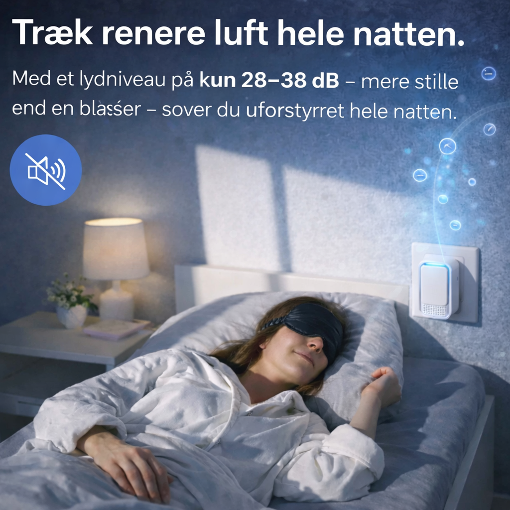 LuftRo™ – Kompakt luftjoniserer til friskere luft i hjemmet