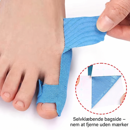 TåKomfort™ - Komfortabel tåstøttetape til naturlig tåposition og komfort hele dagen