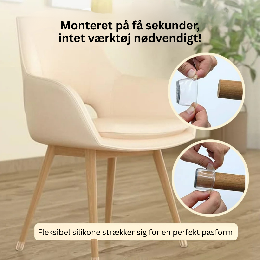 StolSkjold™ - Den bedste lydisolerende beskyttelse til dit gulv!