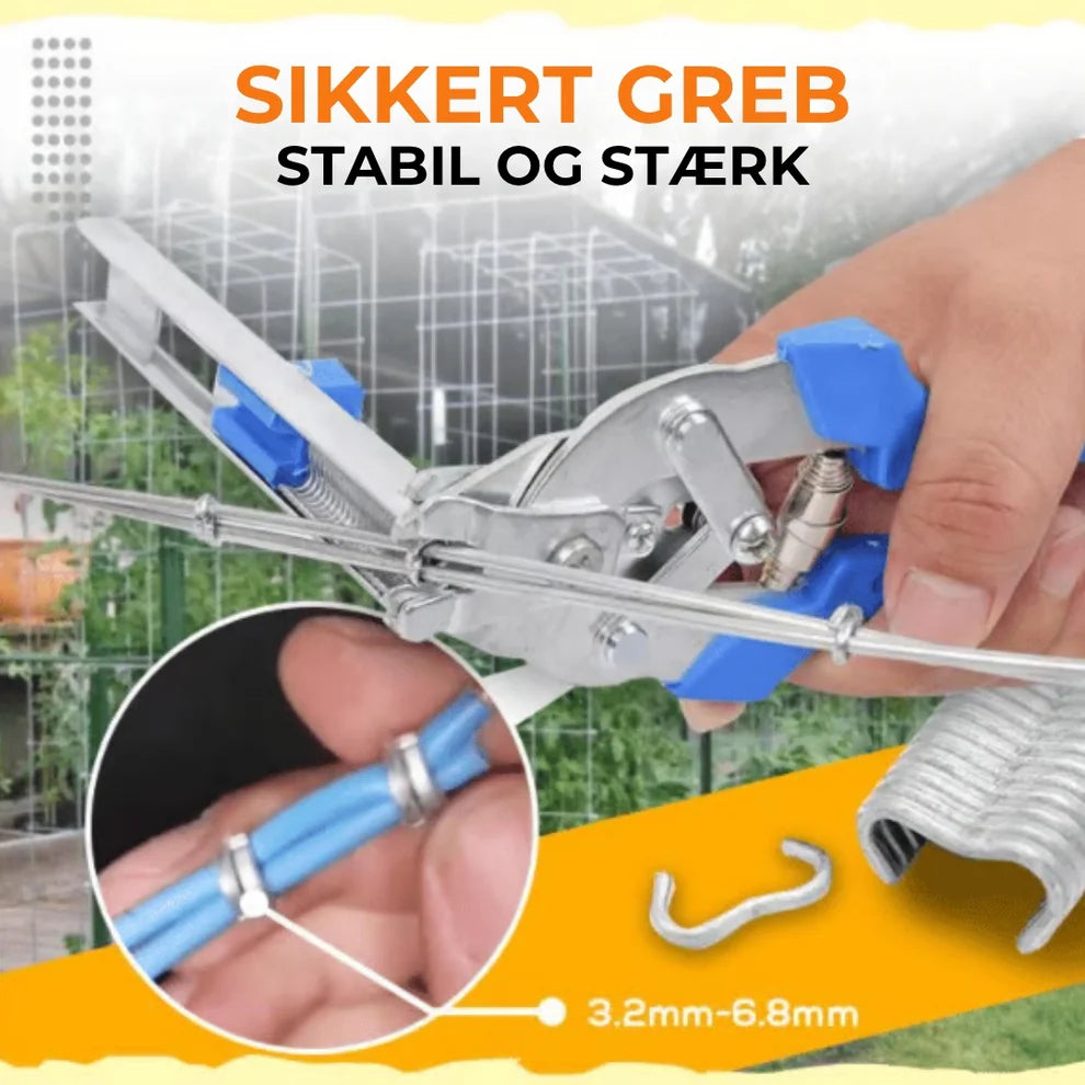 StålGrip™ – Professionelt Værktøj Til Montering Af Negleringe Og Trådbure