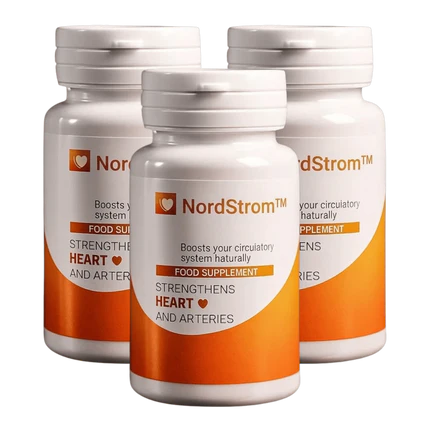 NordStrom™ Instant Hjerte- og Karcapsler | Renser 93% af blodårerne på 3 dage!