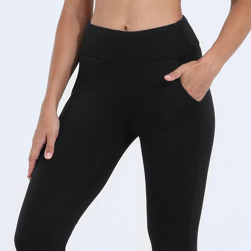 Eira - Varme Fleece Leggings med Høj Talje