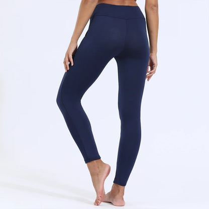 Eira - Varme Fleece Leggings med Høj Talje