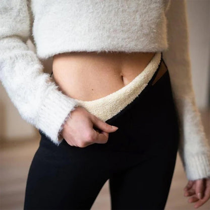 Eira - Varme Fleece Leggings med Høj Talje