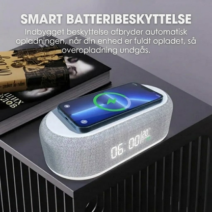 SmartStation™ – 6-i-1 Trådløs Ladestation med Flere Funktioner