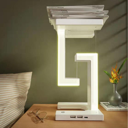 SvævLys™ – Svævende lampe med trådløs smartphone-opladning