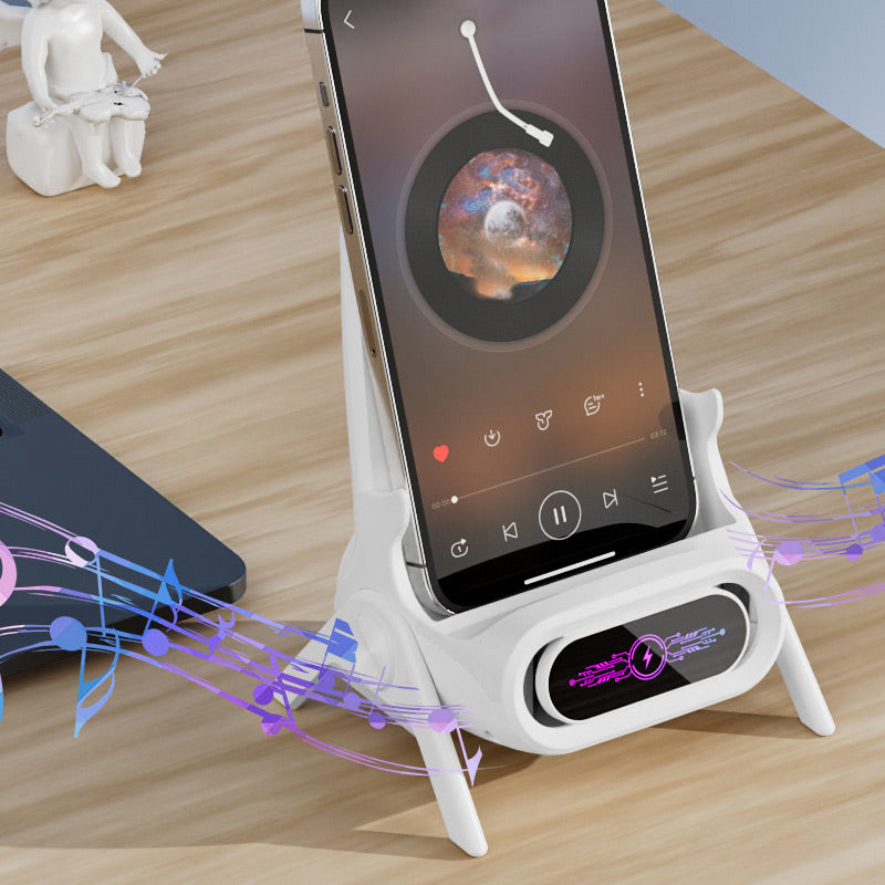 NordCharge™ | Multifunktionel trådløs hurtigoplader med telefonstand