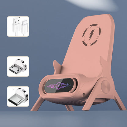 NordCharge™ | Multifunktionel trådløs hurtigoplader med telefonstand