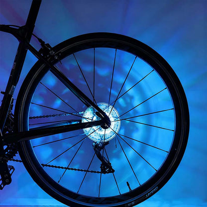 BikeGlød™ – Smart RGB cykelhjulslys med bevægelsessensor