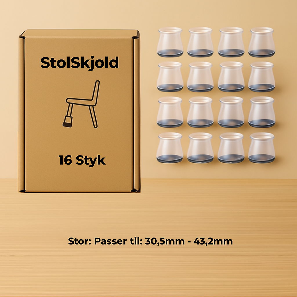 StolSkjold™ - Den bedste lydisolerende beskyttelse til dit gulv!
